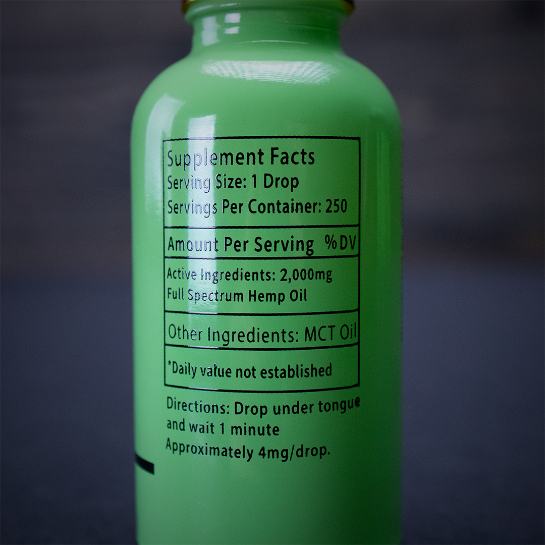 Strong Paws Recovery Drops, 2000mg