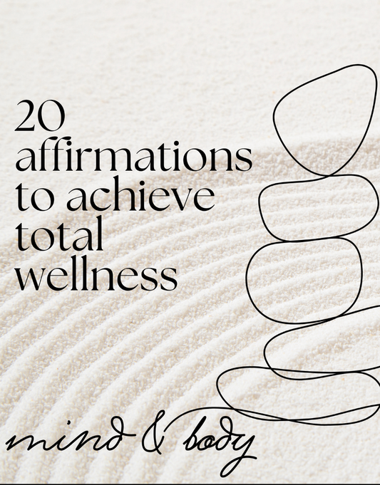20 Affirmations for well being