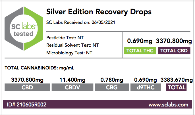 Silver Edition Recovery Drops