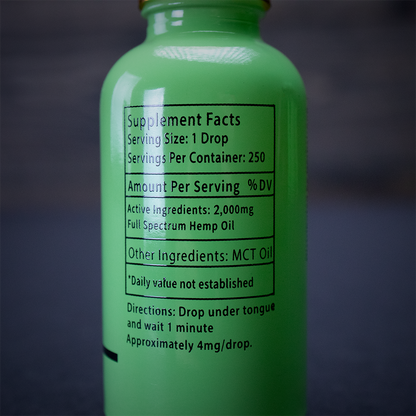 Strong Paws Recovery Drops - 1000MG