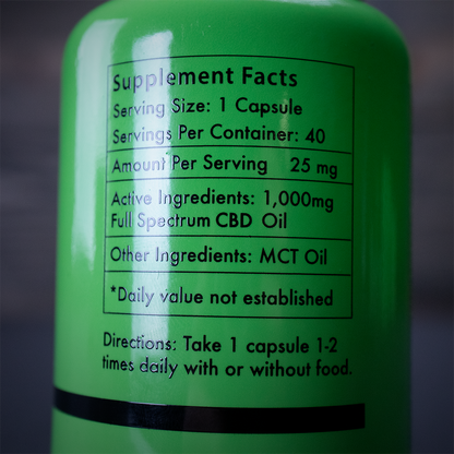 Extra Strong Recovery Capsules